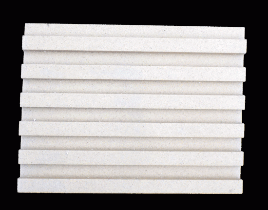 Lamellen Fassadenverkleidung Styropor Wanverkleidung Akustikpaneele für Aussen 30cm breit FL-2