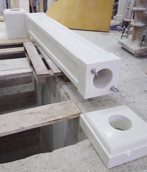 Einzelteile Beton Pfeiler