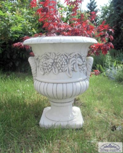 Pflanzamphore mit Weinlaub Dekoration