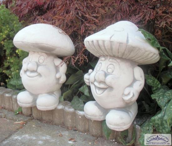 Steinfiguren Pilze