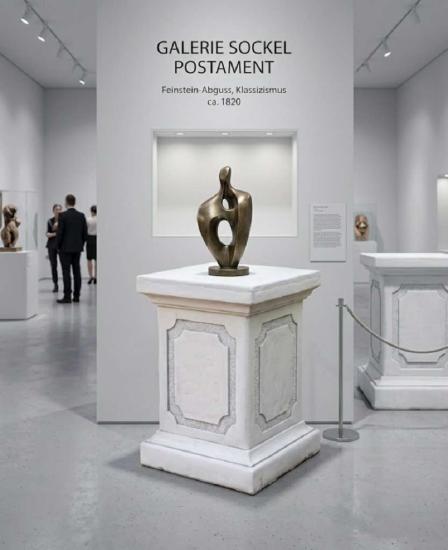 Sockel für Figuren Pflanzgefäß Vasen Amphoren Beton Postament 50cm