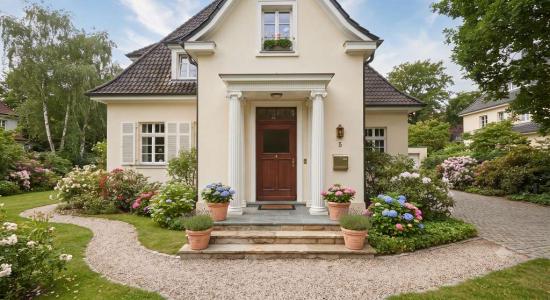 Kleine Säulen Styropor Leichtbau