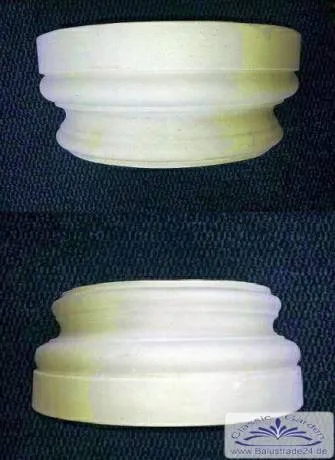 BAD-A008 Halbschale für Säulen Sockel und Kapitell für Säulenduchmesser 25cm Säulenverkleidung