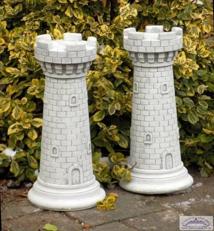 Gartendekofigur Turm Figur