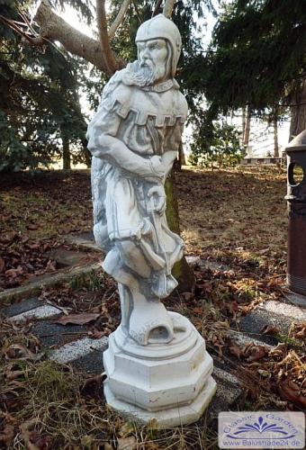 Gartenfigur Schachfigur Bauer Skulptur Steinfigur Bogenschütze Figur 80cm BAD-459