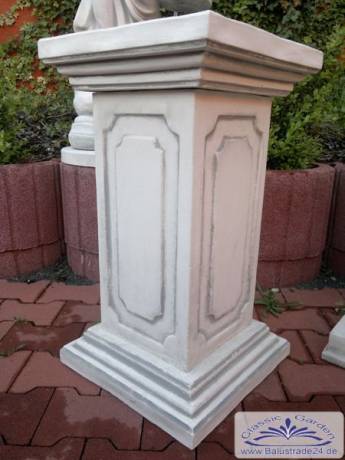 S121 Pfeiler Zaunpfeiler oder Sockel für Figur Vasen und Gartenfiguren Postament 40x40cm 67cm hoch