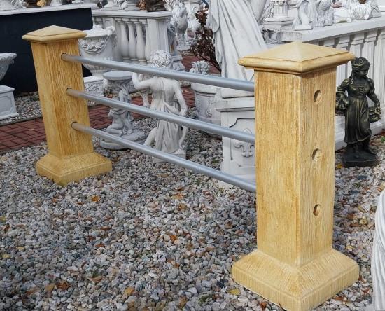 Pfeiler mit Stand Sockel einfache Zaunanlagen für Edelstahl Rohre Zaunpfeiler mit Abdeckplatte 82 oder 106cm