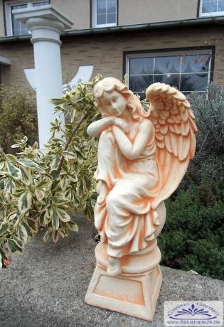 Stein Engel Figur für Garten