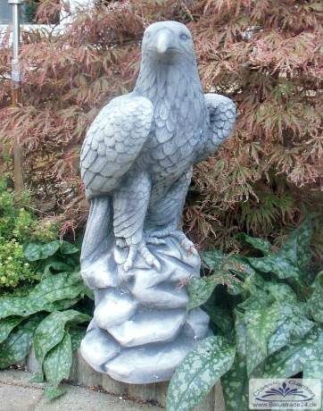 Adler Gartendeko Steinguss Figur