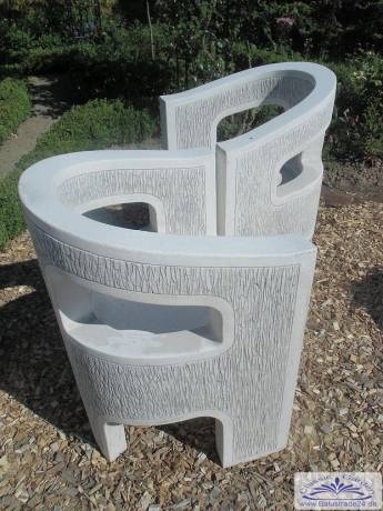 steinmöbel beton stuhl