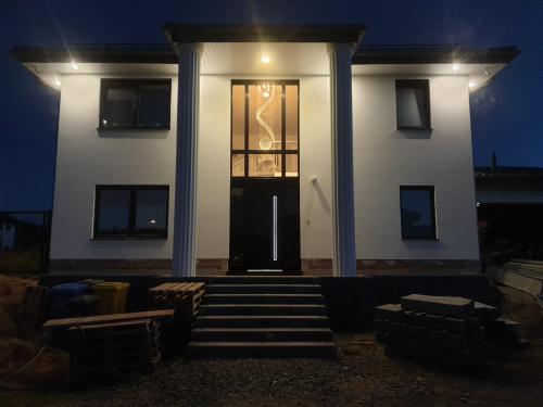 Styroporsäule 40cm runde kannelierte Halbschale zur Säulenverkleidung SA40K