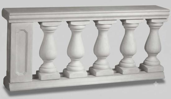 Typ-01 Balustrade Gartendeko kleine Säulen Baluster Pool Terrasse 60cm