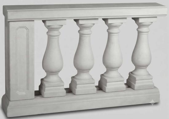 Typ-04 Balustrade Garten Fassadenstuck Dekoration 81cm