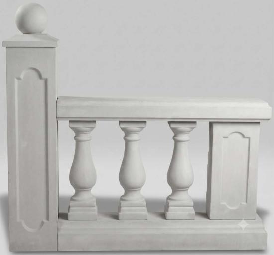 TYP-05 Balustraden Geländer Baluster Säulen 91cm hoch