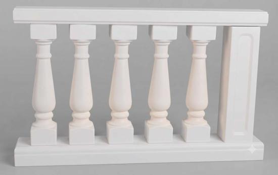 TYP-07 Balustraden Geländer Weißbeton Baluster Säule 92cm