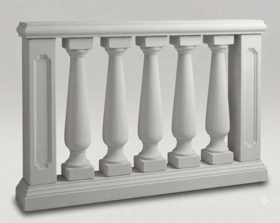 Typ-08 Balustraden Geländer Flaschenhals Baluster 92cm