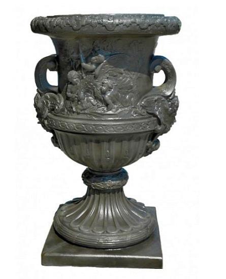 Parkvase mit Henkel in Sonderfarbe Black