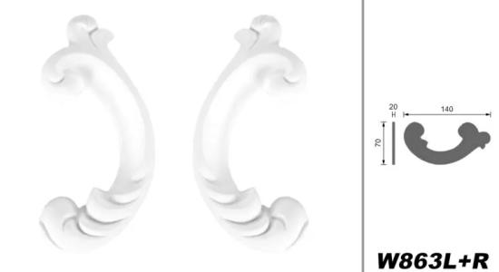 Schnörkel Stuck Dekor Elemente