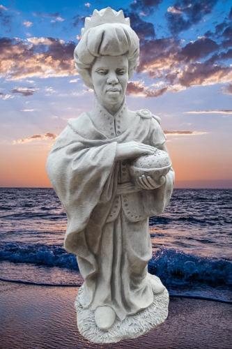 Gartenfigur Drei Heilige Könige Steinfiguren