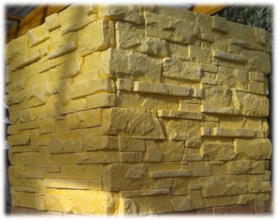 Riemchen Wandverkleidung Wandplatten Verkleidung Gips oder Weißbeton Wandverblender Steine 49x19cm