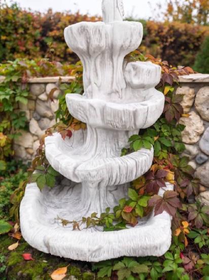 Wasserfall Steinbrunnen Modern Art Deco Gartenbrunnen 102cm 323kg
