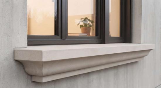 Fensterbank Profil Beton Sohlbank | Treppenstufe 40cm Kopfstücke
