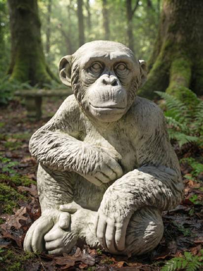 Affen 3-er Figur Gartendekoration nicht sehen hören sagen 64cm