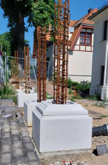 Torpfeiler Stahlbewährung