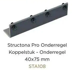 ALU Profil Verbinder 40x75mm