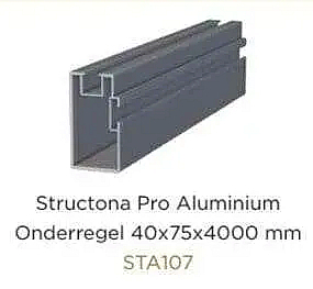 ALU Profil 40x75x4000mm