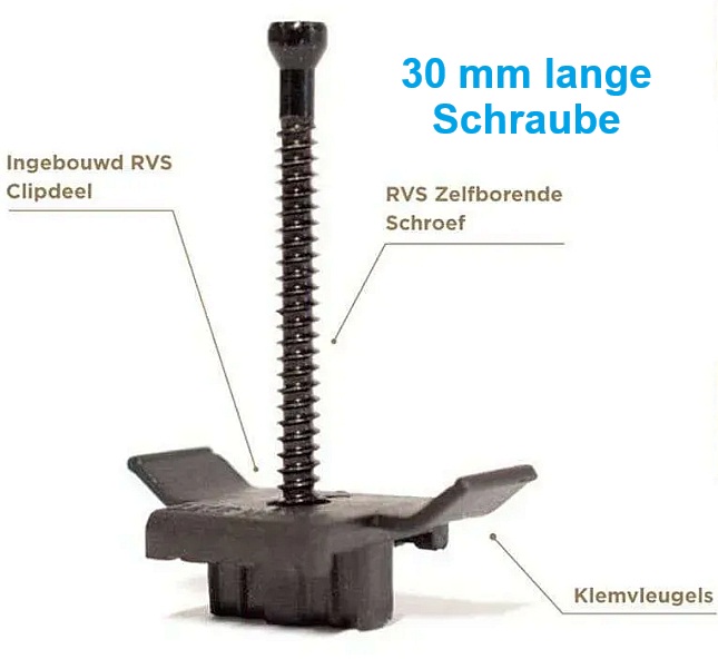 StrongLoc X Clip 30mm Schraube