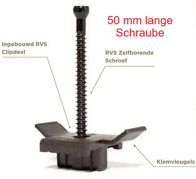 StrongLoc X Clip 50mm Schraube