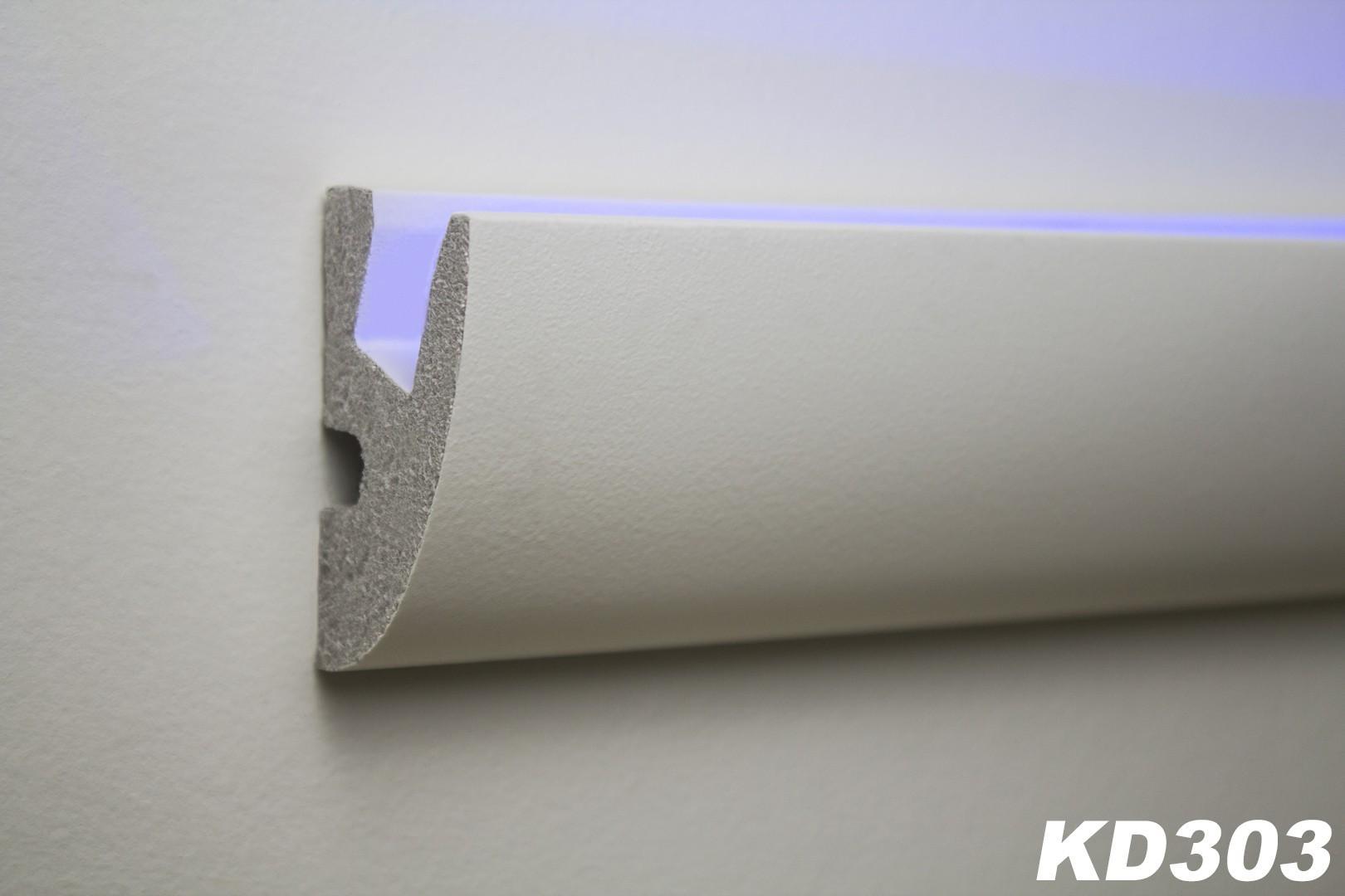 Lichtleiste KD303 zur indirekten Wand- und Decken Beleuchtung