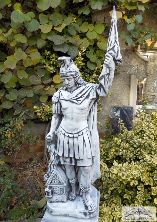 Heiliger Florian Schutzpatron Feuerwehr 35 cm Heiligenfigur Kirche Statue NEU 