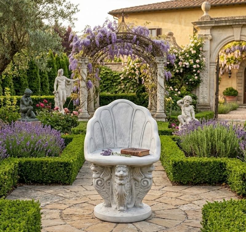 Garten Beton Sessel Stuhl