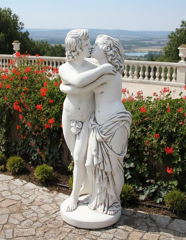 Skulptur Liebespaar