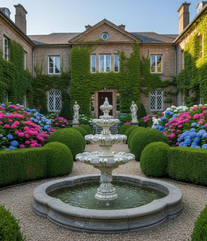 kaskaden Gartenbrunnen mit 4 Wasserschalen