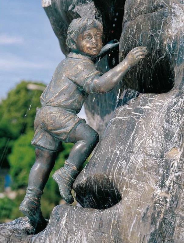 Bronze Ballerina Garten Skulptur