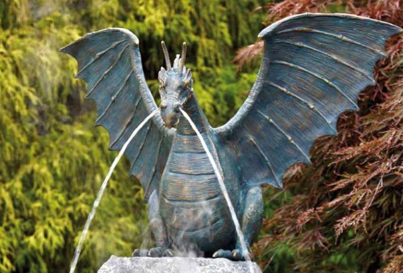 Gartenteich Figur Wasserspeier Terrador