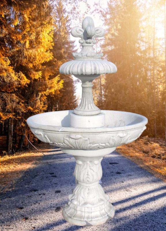 Gartenbrunnen Beton Steinguss Zierbrunnen