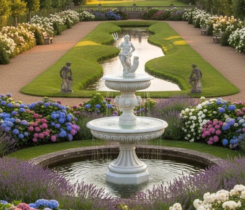 Neptun Figur Brunnen