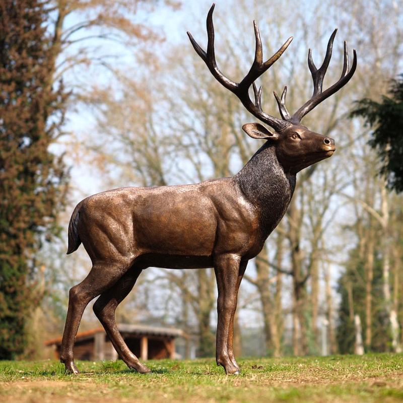 Bronze Figur Hirschfigur