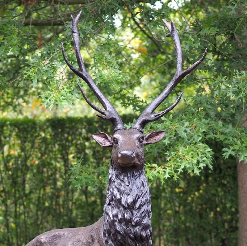 Garten Firsch Figur aus Bronze