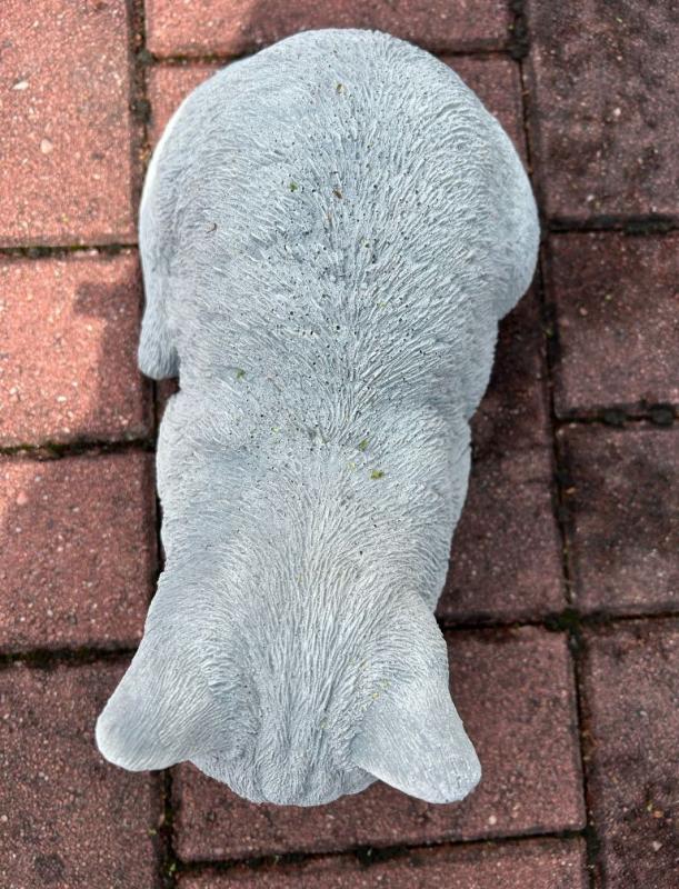 Katzen FRigur als frostfeste Gartenfigur für den Außenbereich