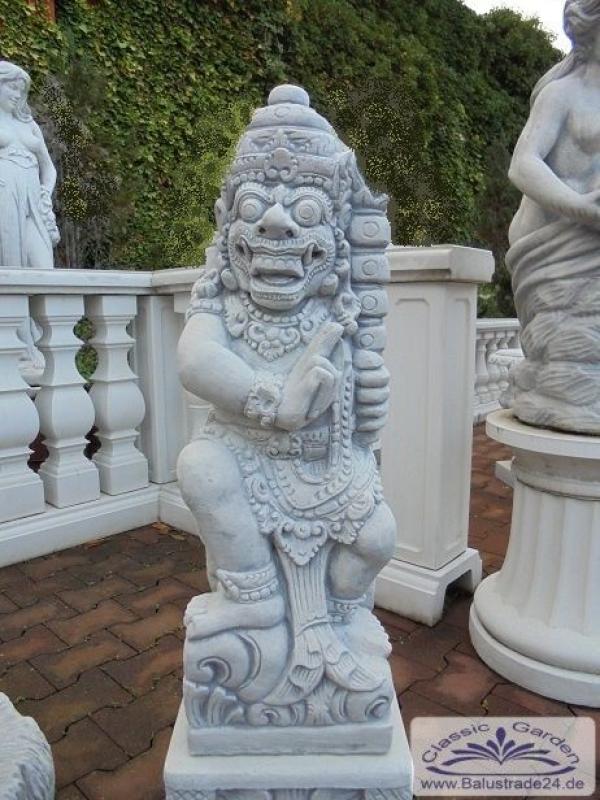 Maya Krieger Maya Inka Azteken Torwächter Tempelwächter Steinfigur 62cm