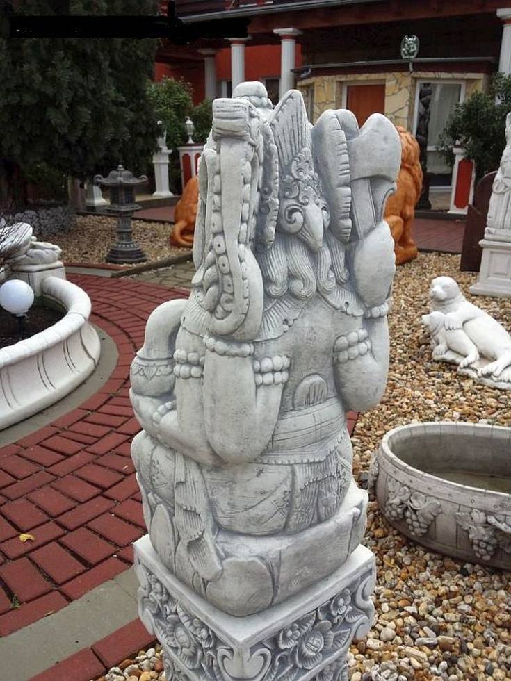 Ganesha Elefanten Steinfigur