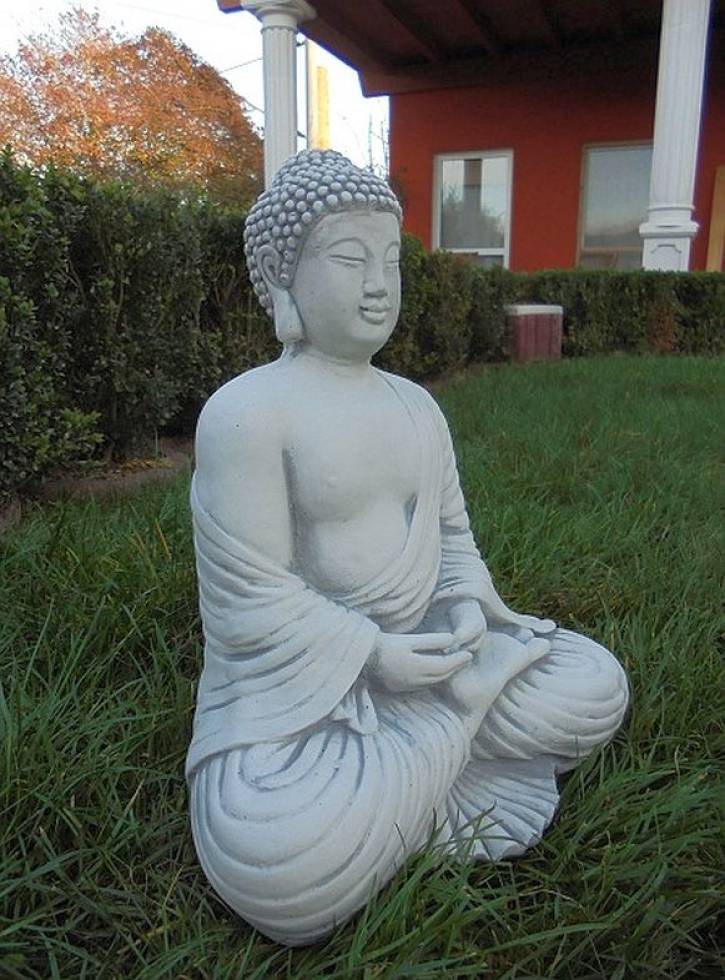 betende Buddha Steinfigur