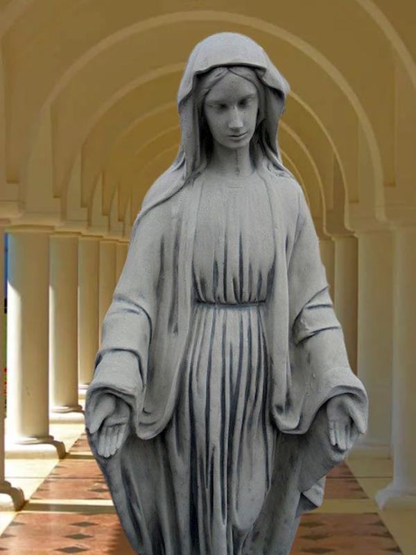 Heilige Madonna Garten Skulptur