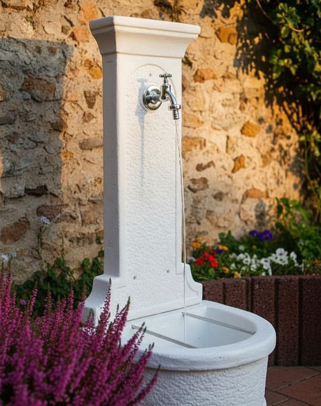 Wandbrunnen-Steinbrunnen-Garten