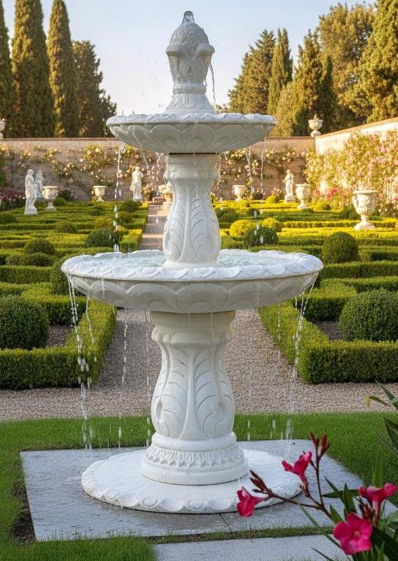 Toskana Brunnen Kaskadenbrunnen